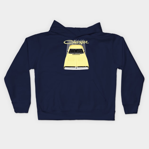 Charger 69 - Yellow Kids Hoodie by V8social